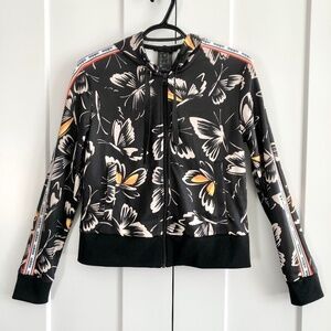 Adidas x Farm Rio, Hooded Track Jacket, Butterfly Print, Size XS, Good Condition